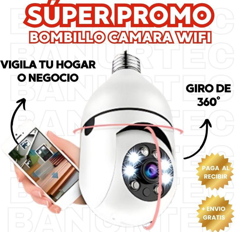Vigilight360™ – Cámara Bombilla IP Wifi